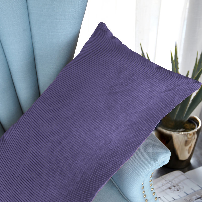 Housse de coussin rectangulaire, Violet chinois