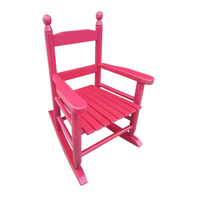 Chaise à bascule rose rouge pour - Convient à tous les espaces intérieurs et extérieurs.
