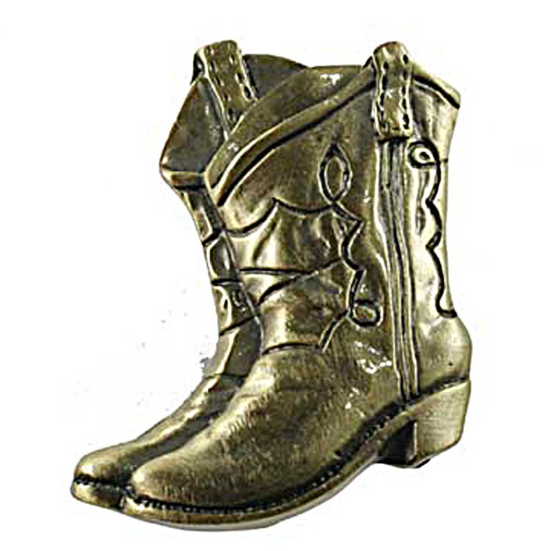 Poignée fantaisie Western Southwestern, Laiton antique