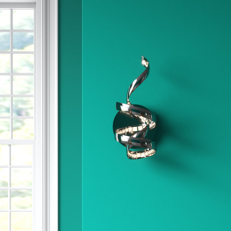 Mild Steel LED Flush Mounted Sconce