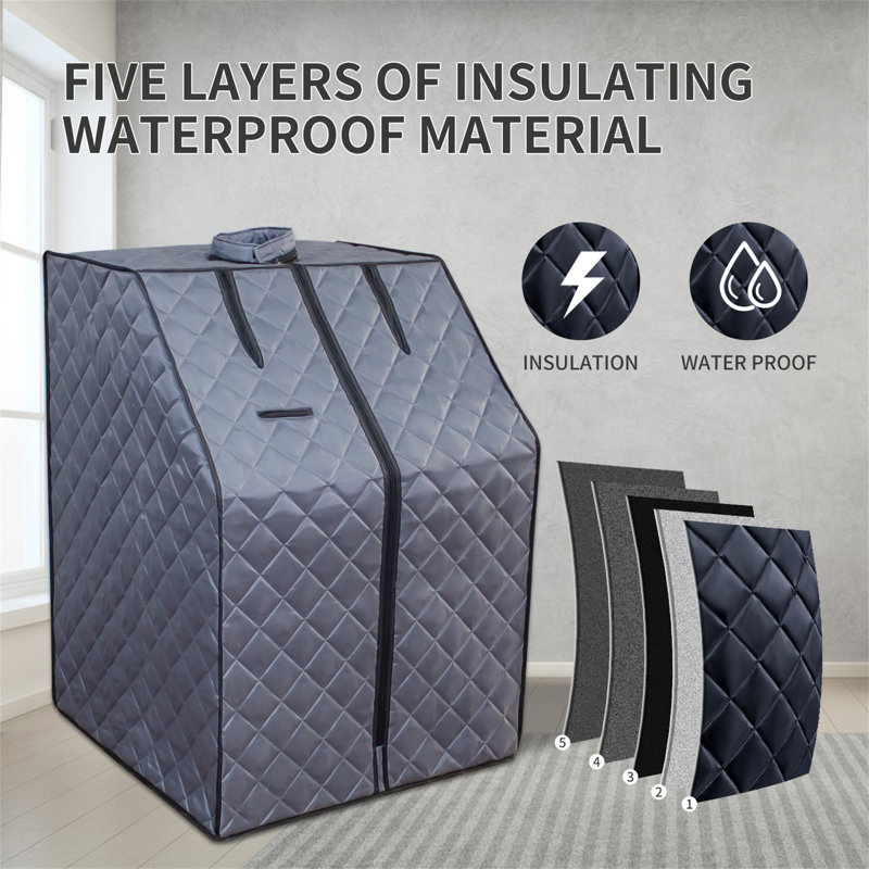 Sauna portable Sojourner pour la maison, Gris