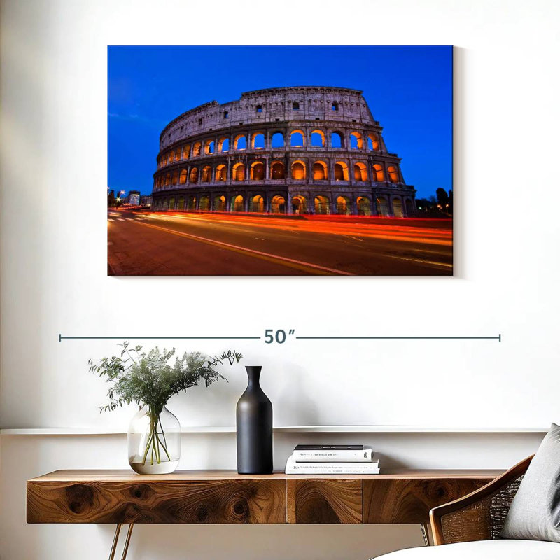 Nicci Dusk Over Colosseum, H 26 po x l 39 po
