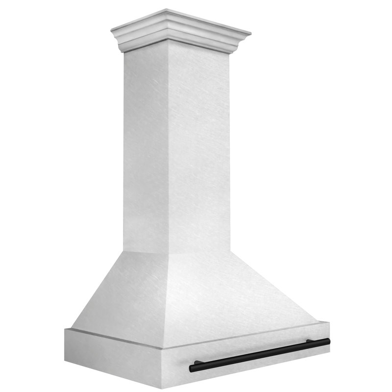 Autograph Edition 36" Fingerprint Resistant Stainless Steel Range Hood, Matte Black