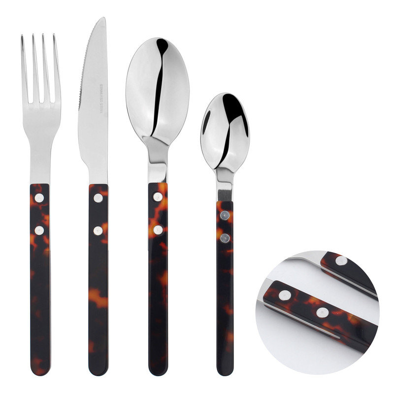 Cutlery Set Stainless Steel 24pc Sets Anydate Resin