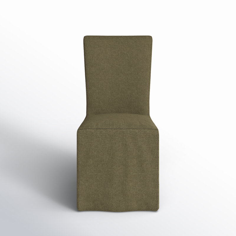 Vista Upholstered Dining Chair, Broadway Olive