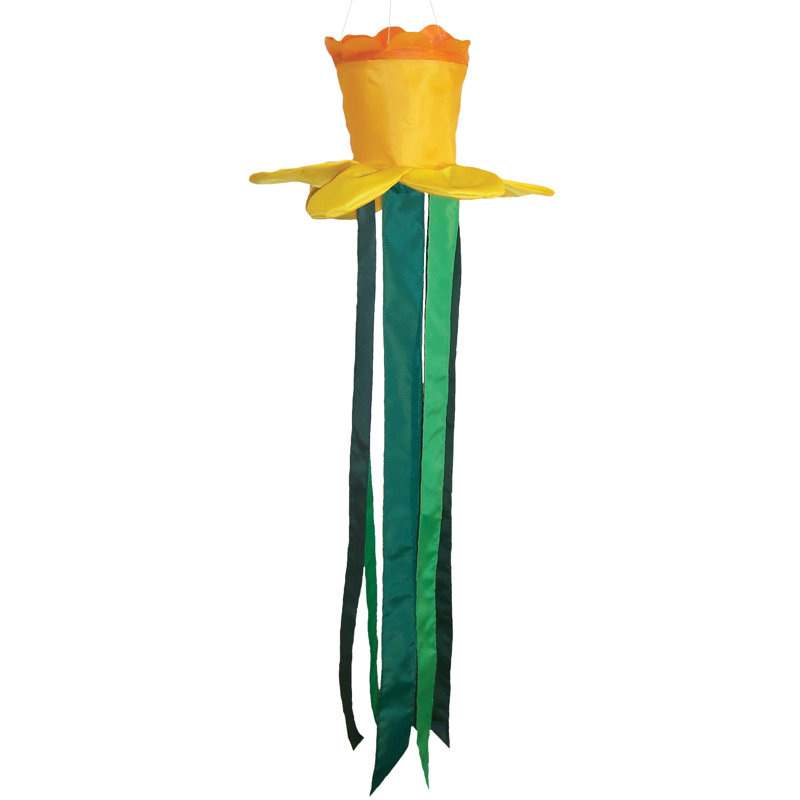 Spring Floral Windtail Windsock
