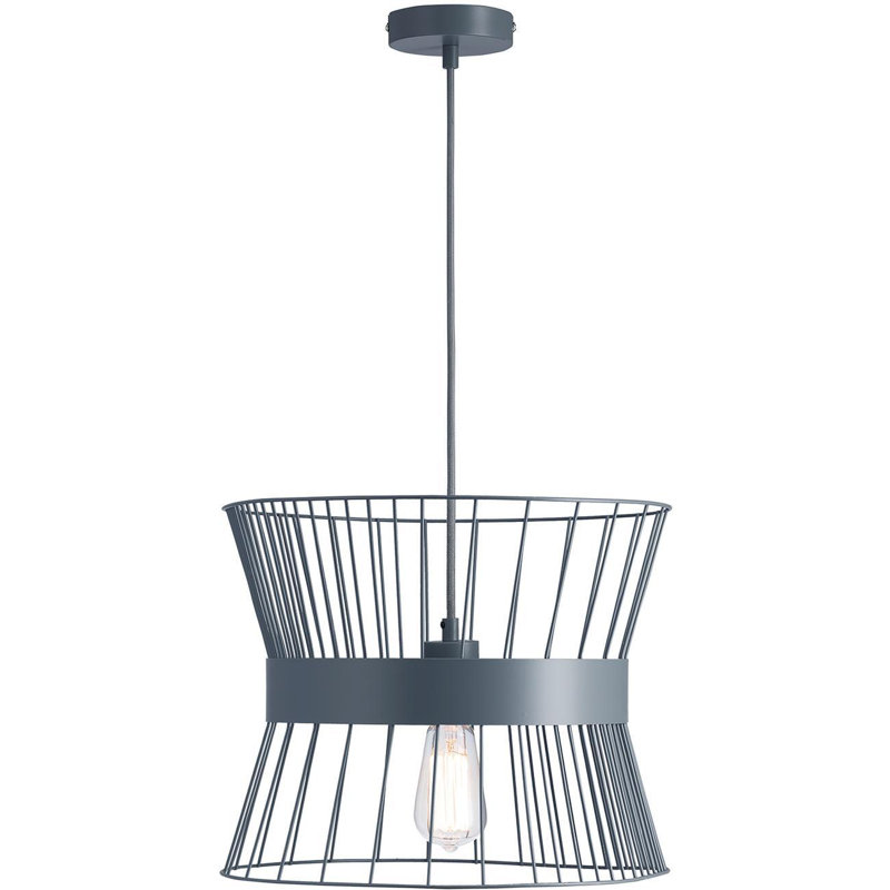 Matus 1 - Light Drum Pendant, Grey