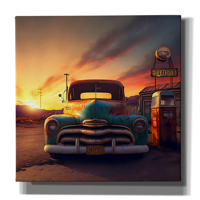 «Win 66 Porter» par Ray Heere, art mural sur toile, H 26 po x l 26 po x P 1,5 po