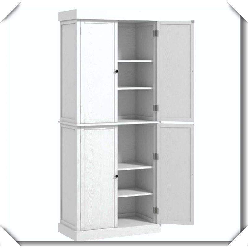 Modern Freestanding Food Pantry Cabinet Versatile Elegant Storage