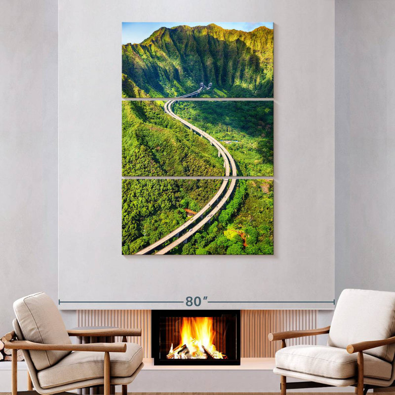Mehar Oahu Freeway, 74" H x 48" W