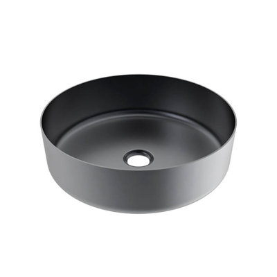 Barclay 15.62'' Stainless Steel Circular Bathroom Sink