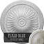 Médaillon de plafond classique Endurathane Bradford, DO 13 po x P 7 1/2 po x P 3/4 po (convient aux auvents jusqu'à 8 5/8 po), fini craquelé de bière racinaire peint à la main-27783333