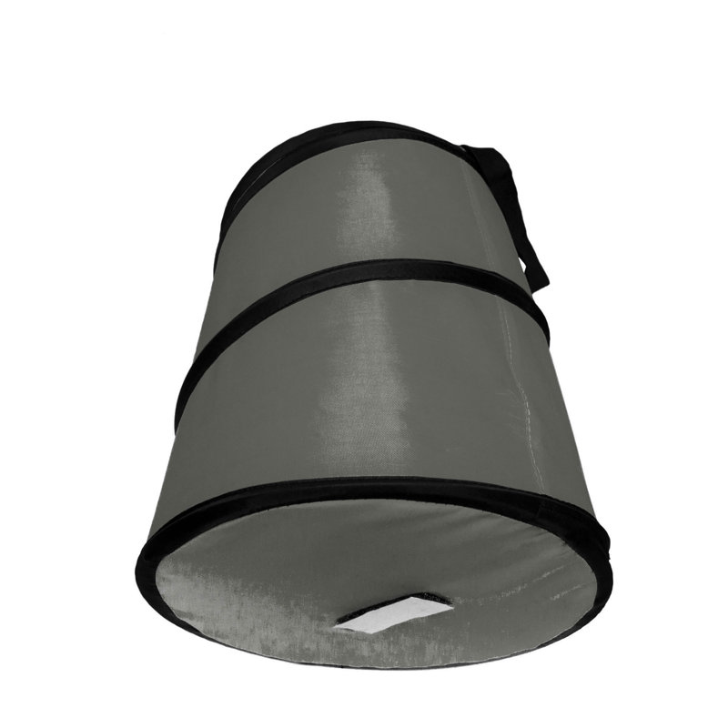 Poubelle pliante, Gris, 3, H 12 po x l 9,5 po x P 9,5 po