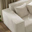 Coussin modulaire 74.80 "blanc 100% polyester-129579635-129579639