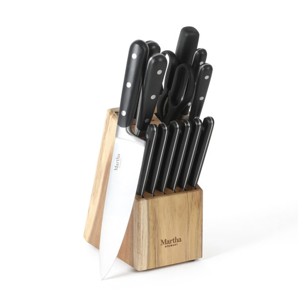 Martha Stewart 14 Piece Knife Block Set & Reviews | Wayfair