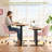 Teddy Upholstered Task Chair with Wheels, Height Adjustable Vanity Desk Chair for Small Spaces-1386212099
