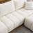 [VIDEO] 110" Modular Sectional Sofa, L Shape With Extra-Large Seat, Pull-Line Design, Movable Ottoman, High Density Foam, Free Combination, Sturdy Metal&Wood Frame, Boucle Fabric, 3 Colours-1553950960