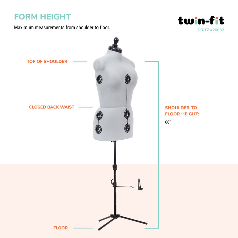 Forme de robe ajustable Dritz, Moyen