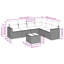 Ensemble de canapé de jardin Vidaxl PE-114311279