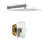 10 Inch Wall Mounted Shower System Rain Mixer Shower Set Square Rainfall Shower Head with Valve-102381058