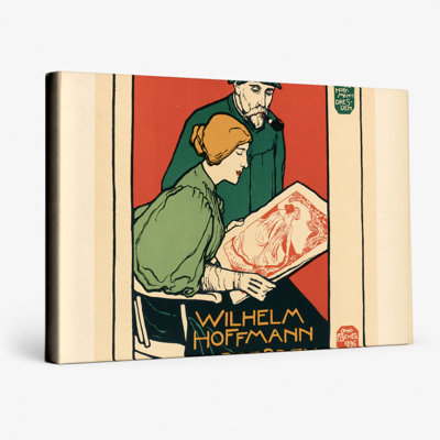 Kunst-Anstalt für Moderne Plakate 1896 – Art Nouveau Vintage Poster Wall Art - Canvas Wall Art