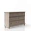 Commode sept tiroirs gris antique-409528915