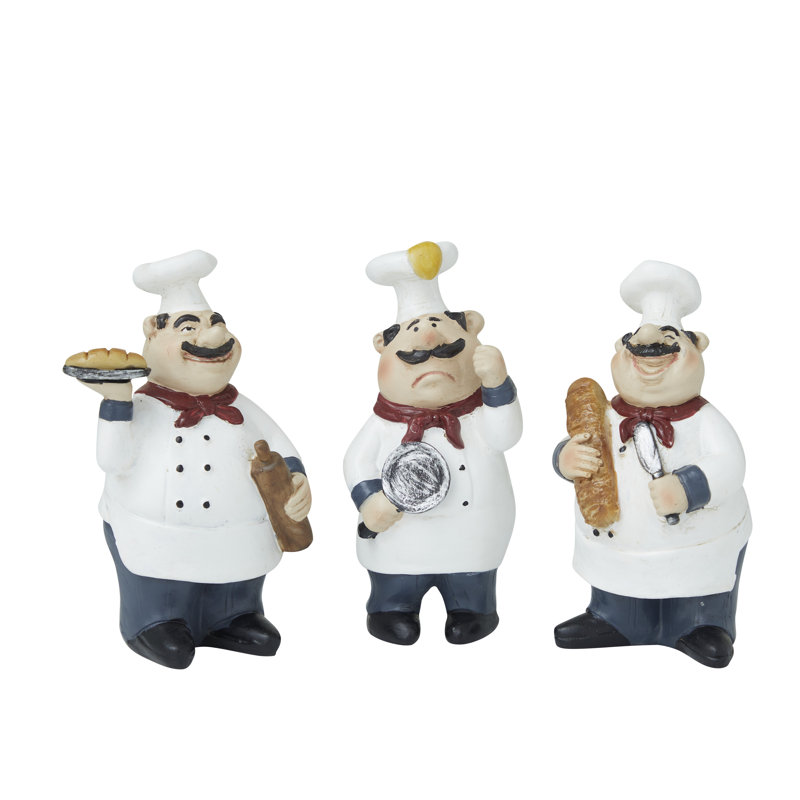 Ensemble de 3 figurines en polystone Meriden