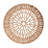 Handmade Abstract Wall Decor on Rattan