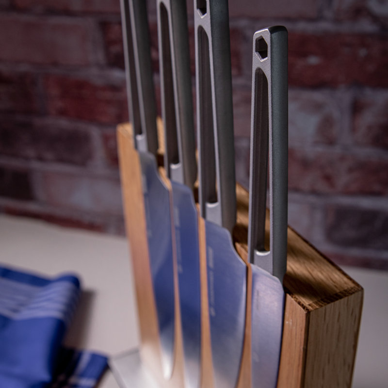 Frieling Oak Magnetic Knife Block