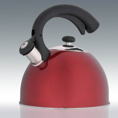 Creative Home 2.5 Quarts Stainless Steel Whistling Stovetop Tea Kettle