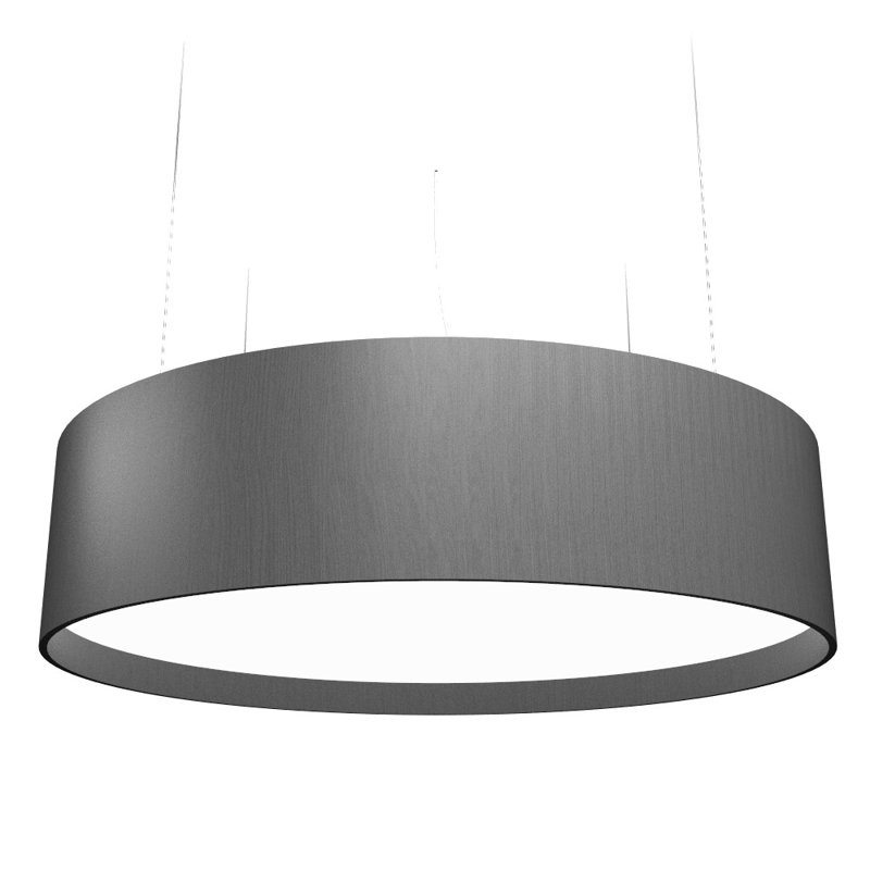 Cilíndrico 1 - Light LED Pendant, Organic Gray