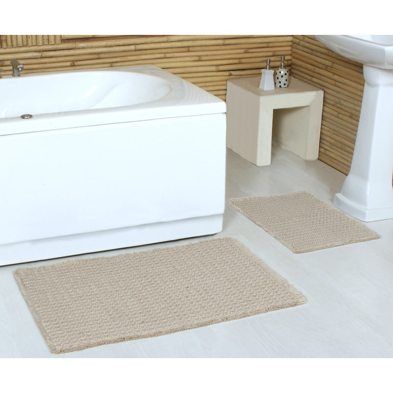 Tapis de salle de bain Belge Waffle, 20X32, TAUPE