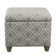 Repose-pieds rectangulaire avec rangement en polyester 22 po Arath