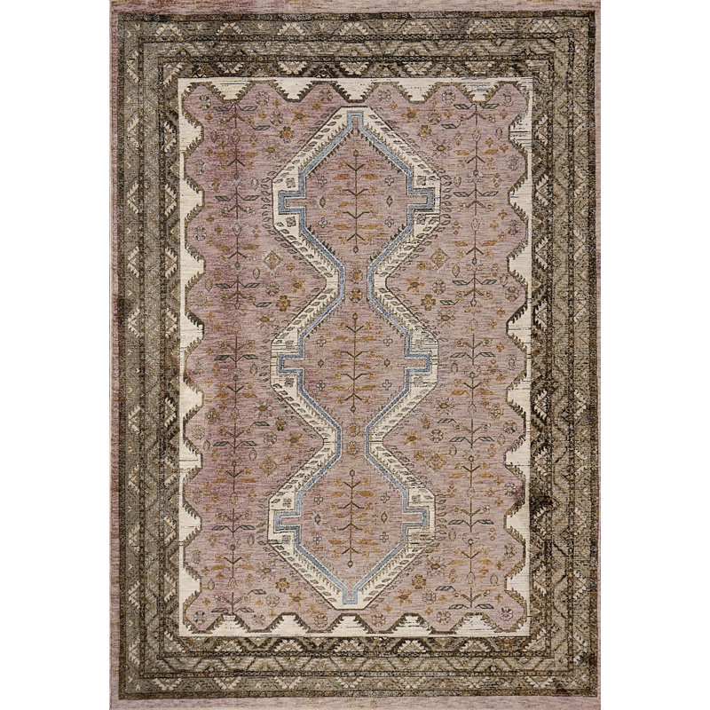 Oriental Indoor Rug, Rectangle 5' x 7'8"