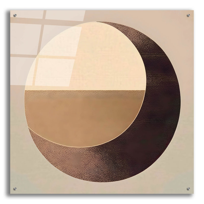 "Minimal Abstract Gold 12" par Petals Prints Design, H 36 po x l 36 po x P 0,2 po