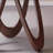 Solid wood rock slab round table-106591414