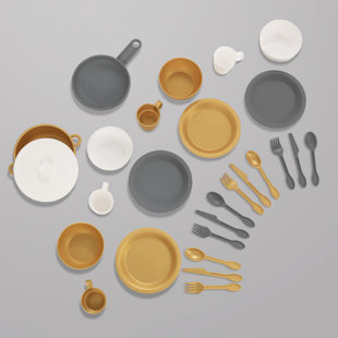 Play Dishes & Utensils Set