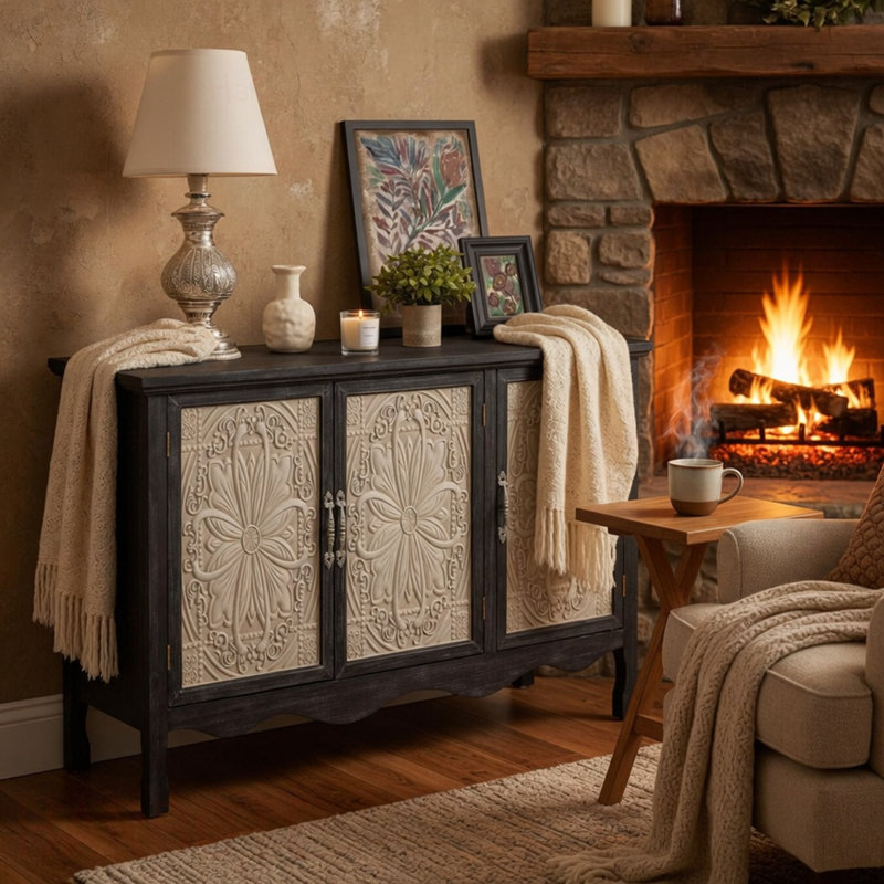 Buffet 3 portes avec rangement Cenza