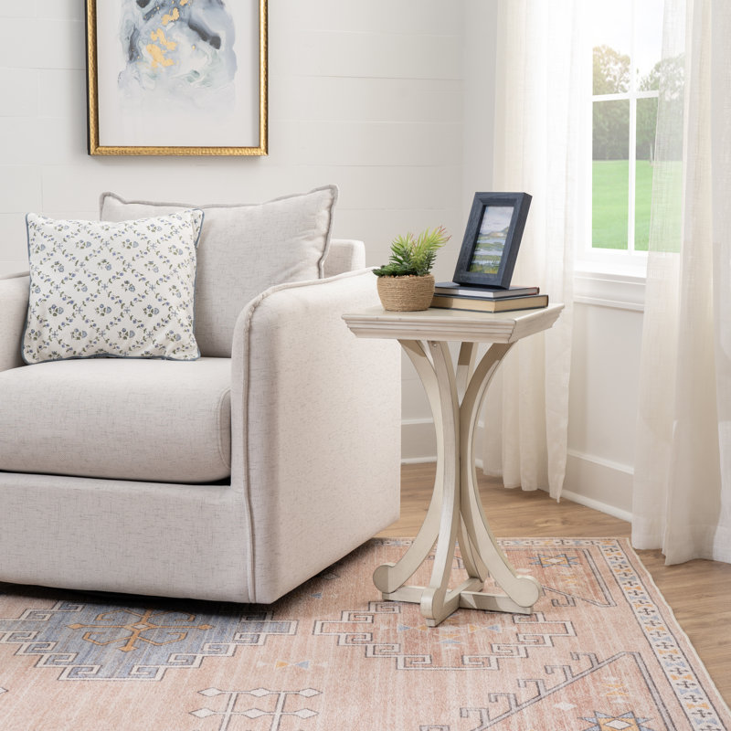 Dylan White Accent Table, White