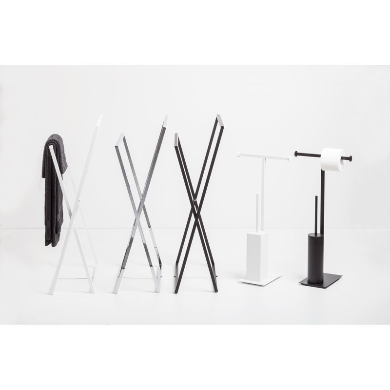 Spello Double Floor Mounted Towel Stand