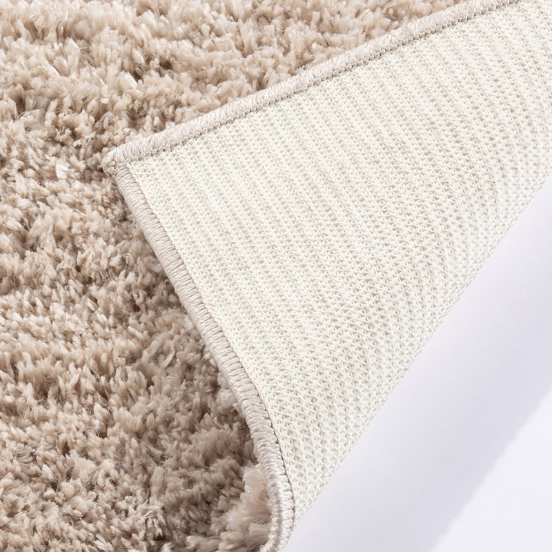 Hyams Solid Colour Shag Area Rug, Rectangle 100 x 150cm 