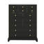 Armoire de rangement de salle de bain de style rétro de 24 pouces, comprenant un lavabo en céramique, 2 portes à fermeture silencieuse et un tiroir basculant