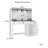 43-inch-wide Vanity With Illuminated Mirror And Makeup Drawers, Vanity Set Includes Hairdryer Holder