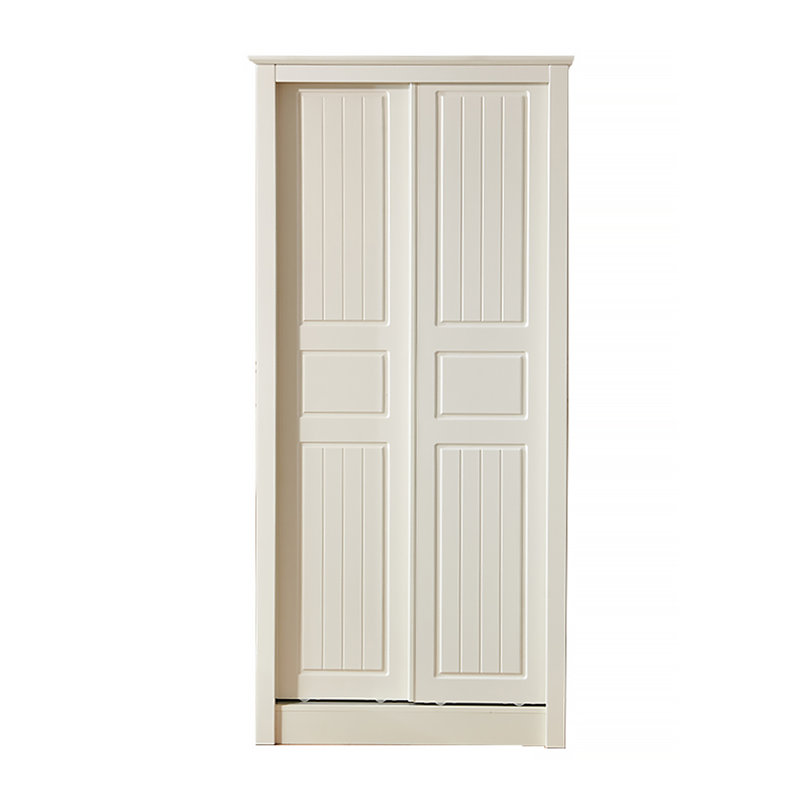 Armoire moderne à portes coulissantes minimaliste peinte.