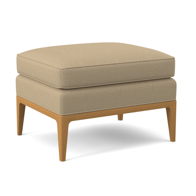 Claxton Ottoman, Amber, Margaret Mahogany