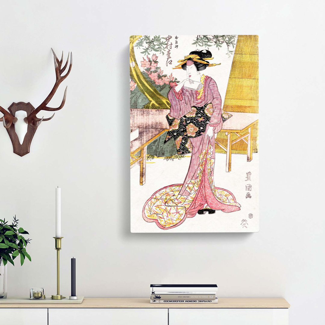 Beauty Otami by Utagawa Kunisada - Wrapped Canvas