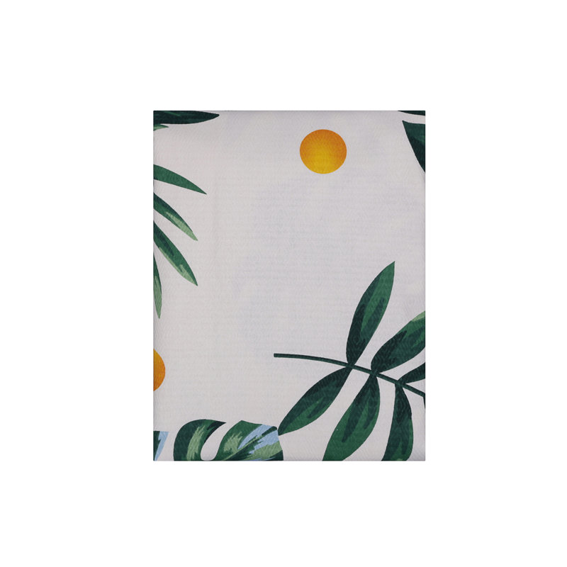 Couvre-lit luxueux 100% coton Super King Pique, 102,4 po x 86,6 po | Doux et durable, lavable à la machine à 30 ° C | Design élégant blanc, vert et jaune, parfait pour les chambres élégantes, tissu non élastique