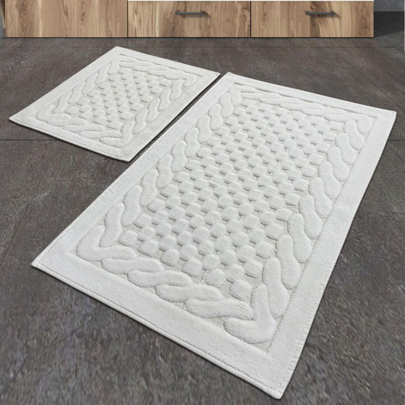  Ensemble de tapis de bain 2 pièces Coastal Calm - Sable doux