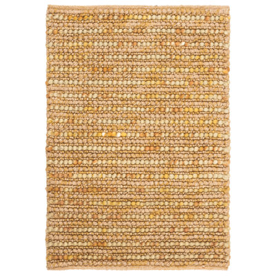Ferrera Abstract Handmade Flatweave Gold Area Rug