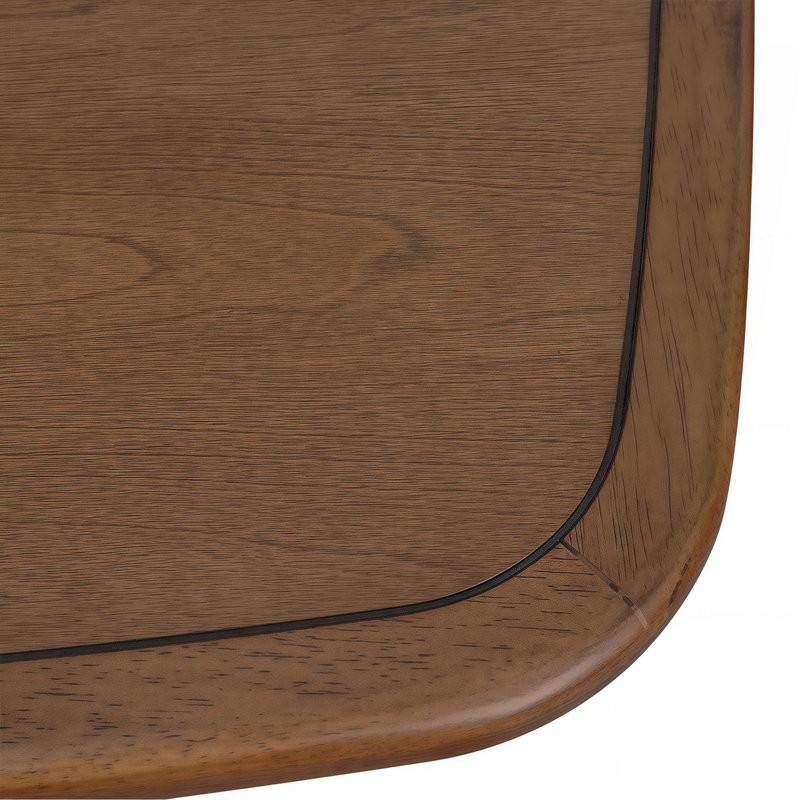 Tablette de rangement moderne en bois avec finition noyer, Walnut